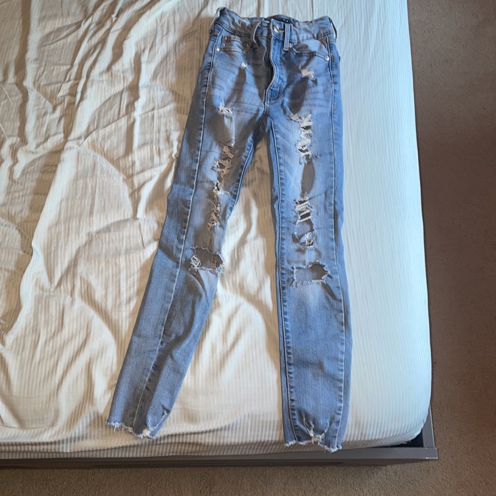 Aeropostal 000 ripped jeans - Picture 3 of 5